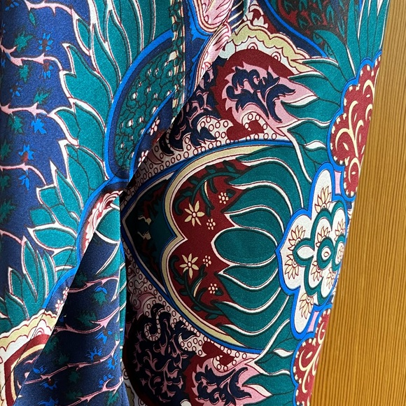 Women’s Kersh patterned midi slip dress - Picture 3 of 5